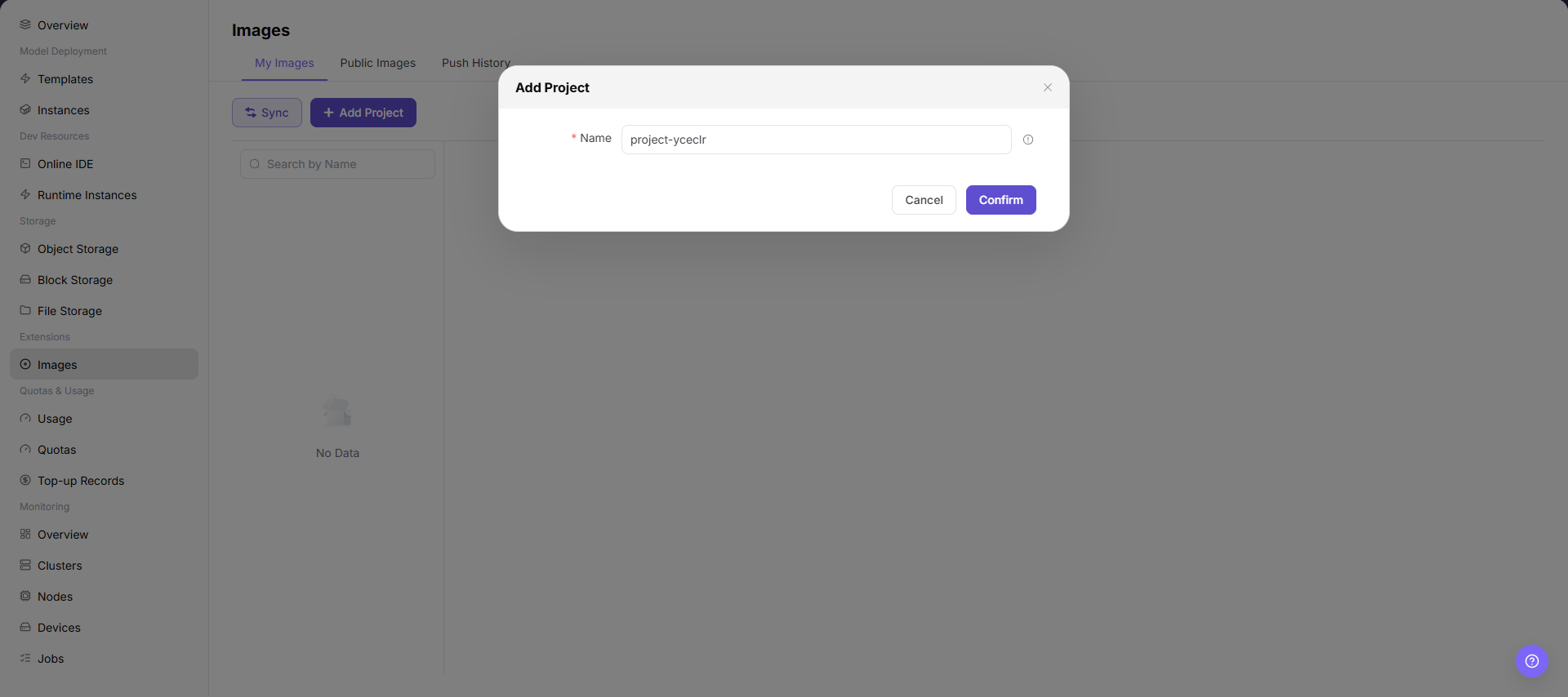 Add image project